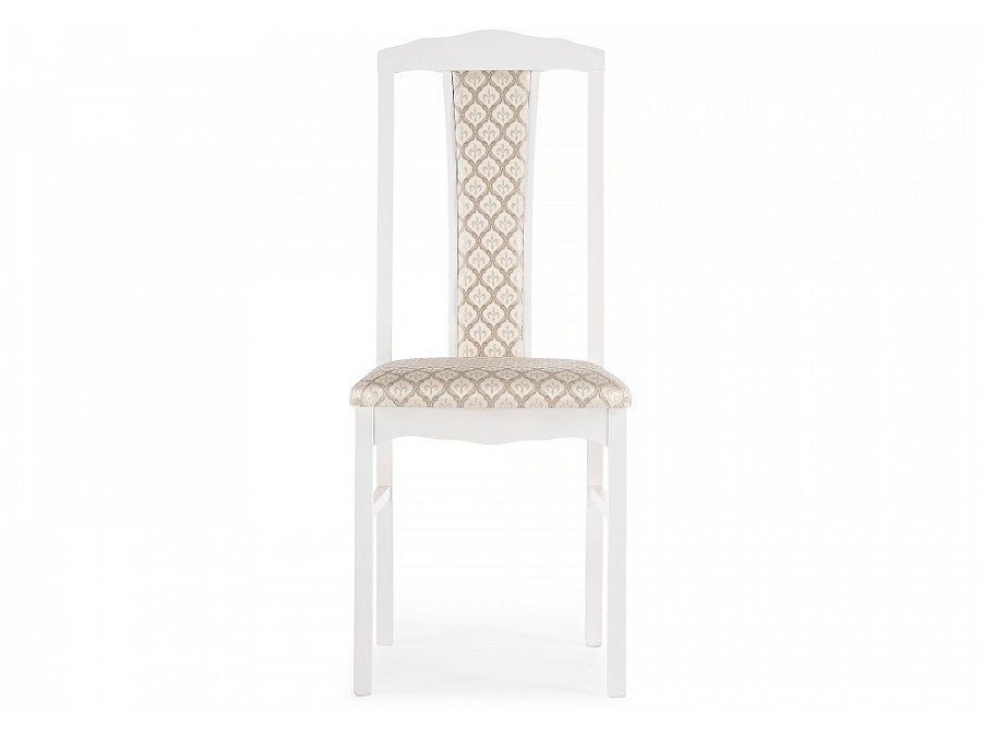 Стул деревянный Гроджин белый / бежевый