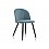 Стул на металлокаркасе Gabi 1 light blue / black