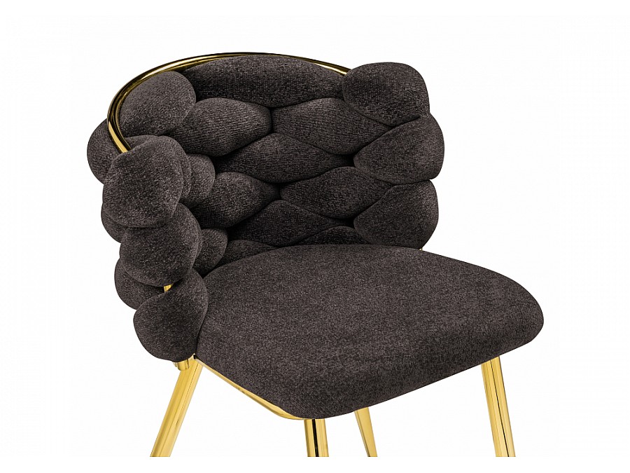 Стул на металлокаркасе Rendi gold / gray