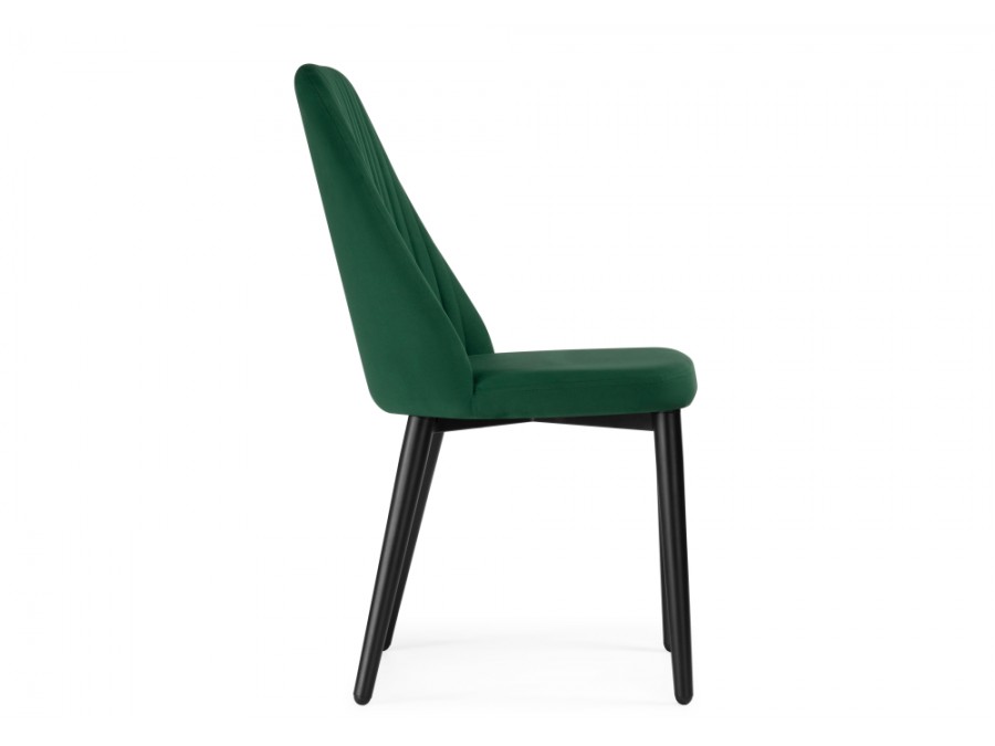 Стул на металлокаркасе Фена R зеленый / черный