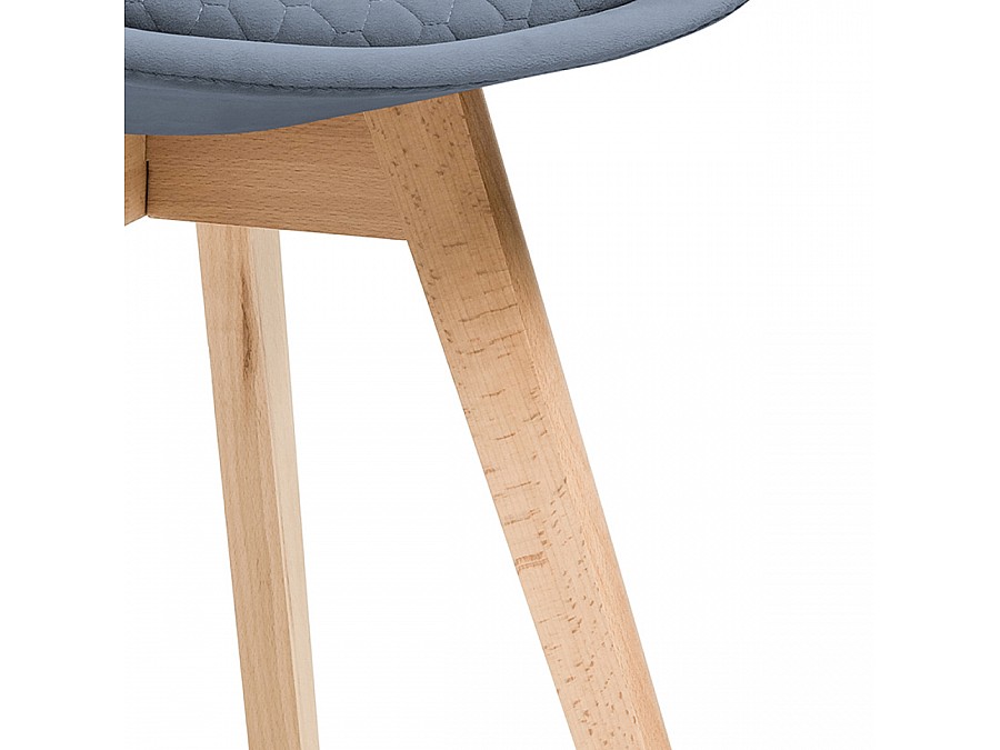 Стул деревянный Bonuss blue / wood