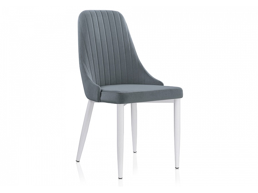 Стул на металлокаркасе Kora white / gray