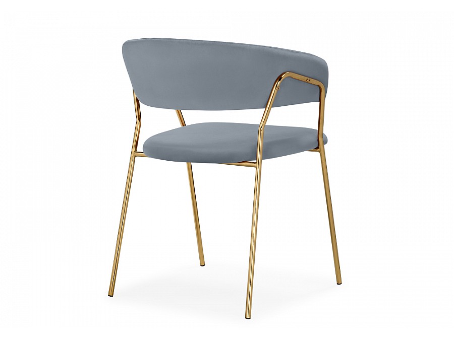 Стул на металлокаркасе Kamelia 1 gray / gold