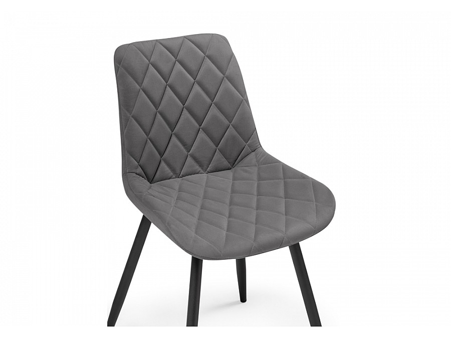 Стул на металлокаркасе Баодин Б/К темно-серый / черный