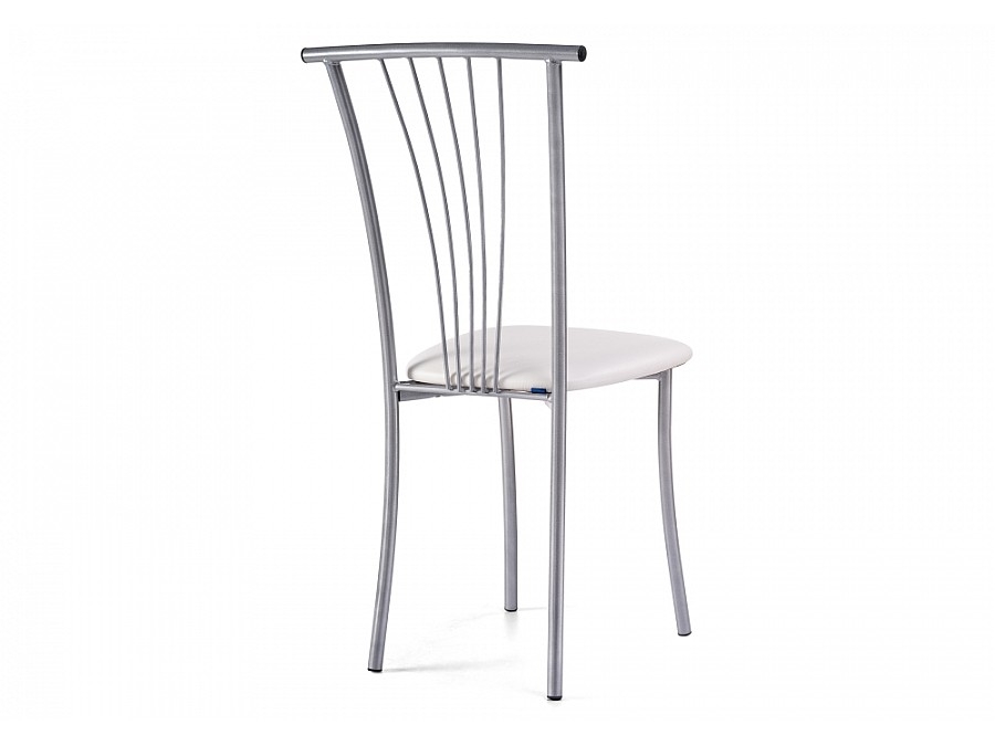 Стул на металлокаркасе Grigori белый полимер / светлый мусс