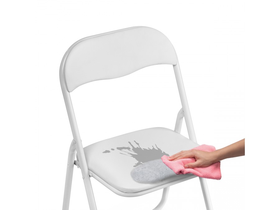 Стул на металлокаркасе Fold 1 складной white / white