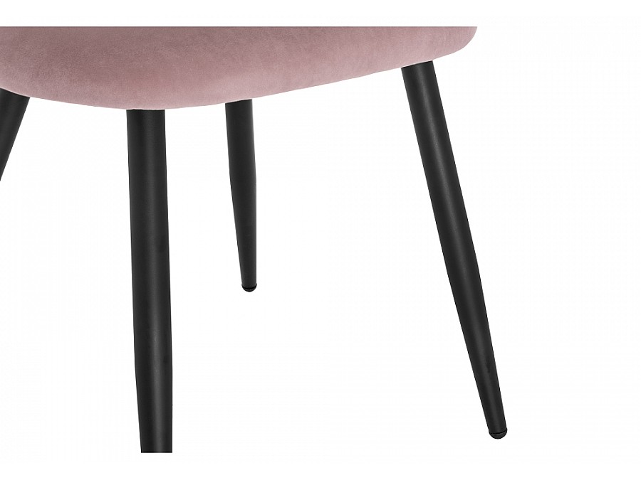 Стул на металлокаркасе Gabi 1 light purple / black