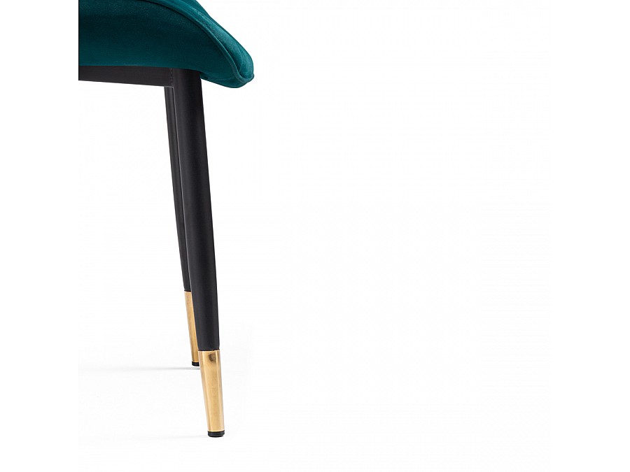 Стул на металлокаркасе Seda 1 green / gold / black