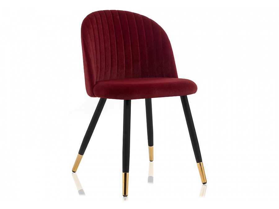 Стул на металлокаркасе Gabi бордовый