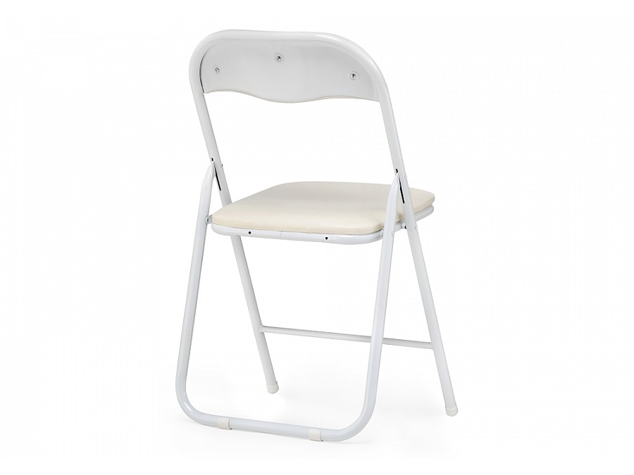 Стул на металлокаркасе Fold 1 складной beige / white