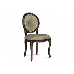 Стул деревянный Инои ткань soprano nefrit / ромб / миланский орех старение