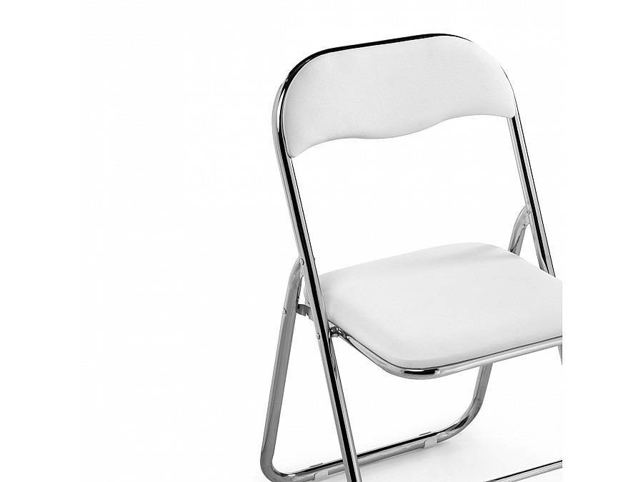 Стул на металлокаркасе Fold 1 складной white / chrome