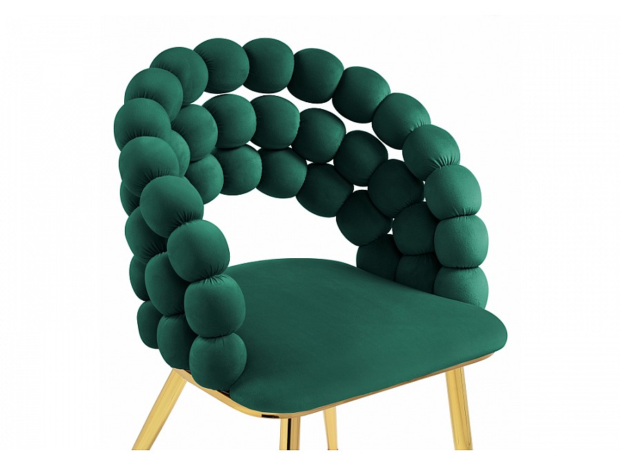 Стул на металлокаркасе Ball beige / gold