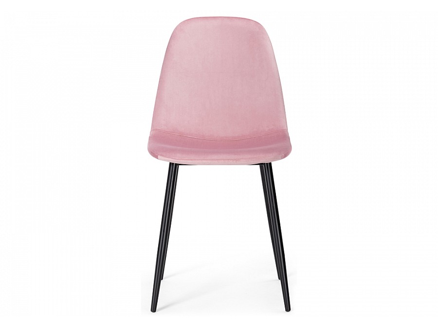 Стул на металлокаркасе Lilu pink / black