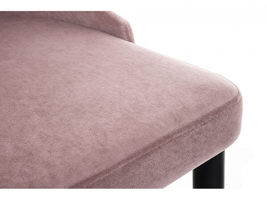 Стул на металлокаркасе Kora light purple / black