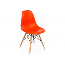 Стул деревянный Eames PC-015 оранжевый