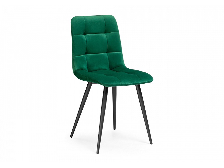 Стул на металлокаркасе Чилли К зеленый / черный