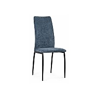 Стул на металлокаркасе Tod black / blue