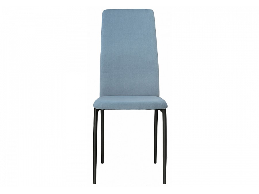 Стул на металлокаркасе Tod light blue / black