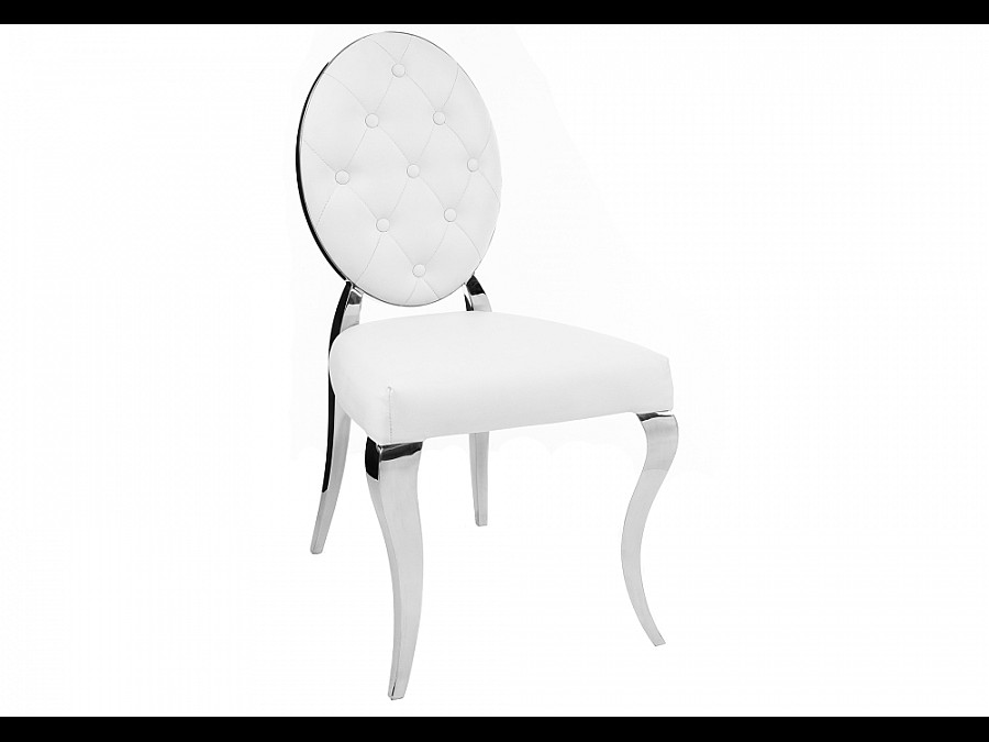 Стул на металлокаркасе Odda белый