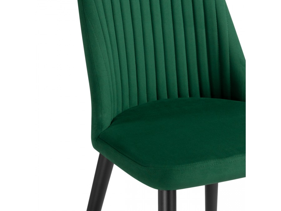 Стул на металлокаркасе Фена R зеленый / черный