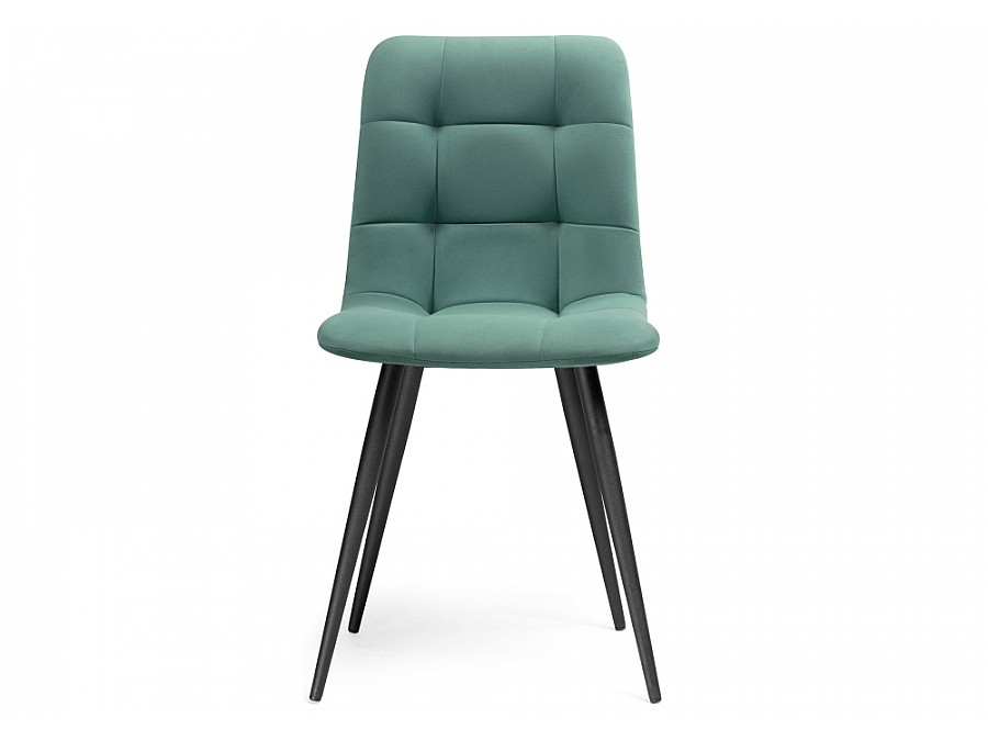 Стул на металлокаркасе Чилли К бирюзовый / черный