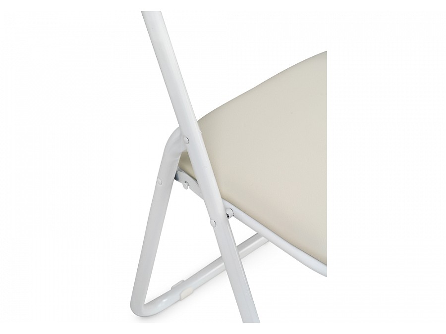 Стул на металлокаркасе Fold 1 складной beige / white