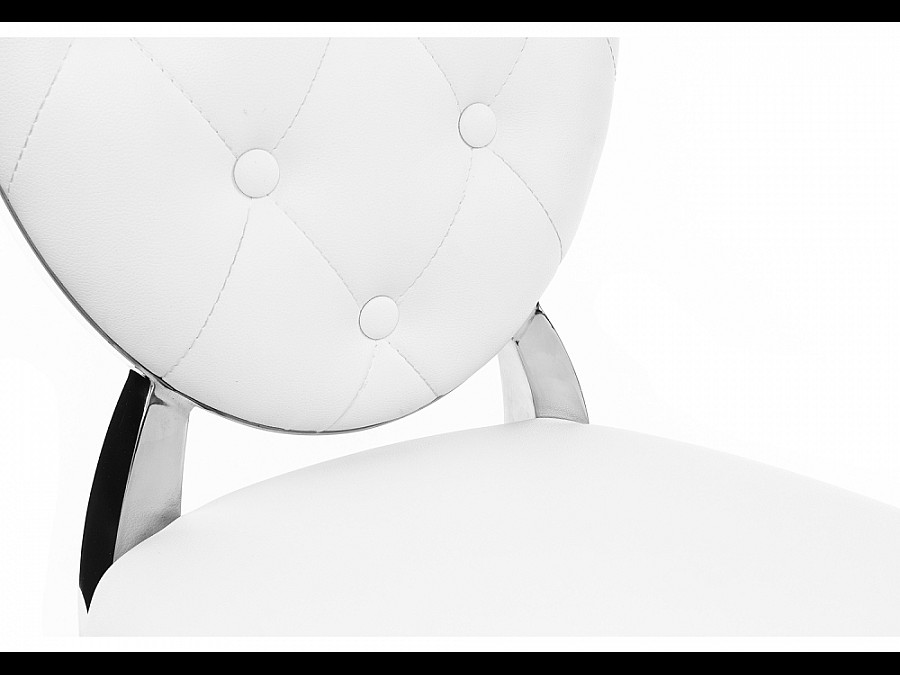 Стул на металлокаркасе Odda белый