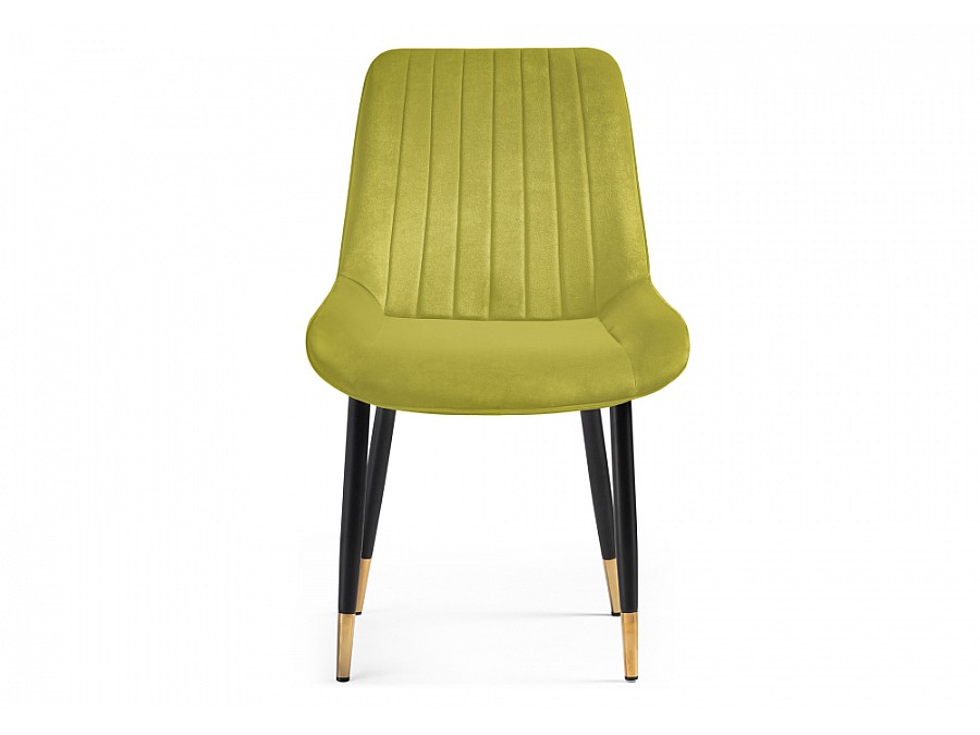 Стул на металлокаркасе Seda 1 khaki / gold / black