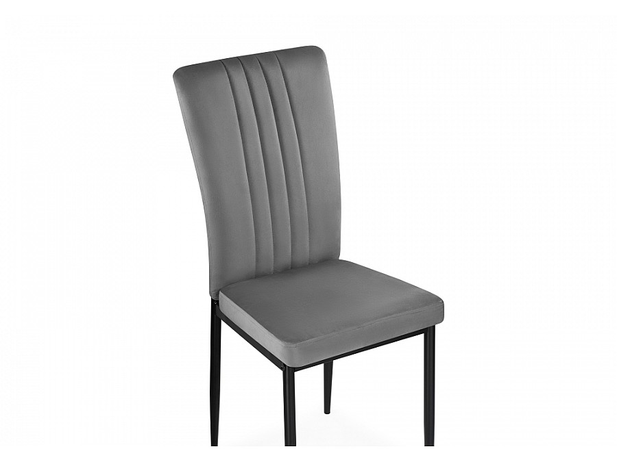 Стул на металлокаркасе Rek dark gray / black