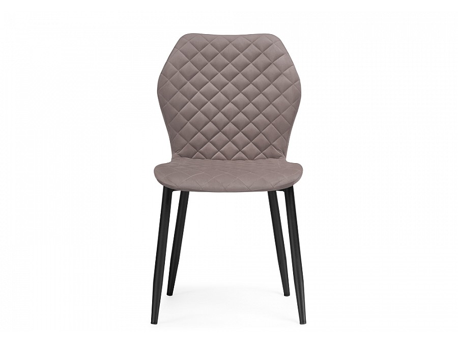 Стул на металлокаркасе Софи латте / черный