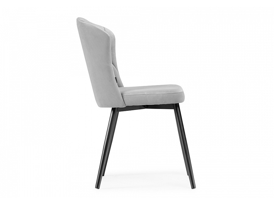 Стул на металлокаркасе Алиссум velutto 52 / черный