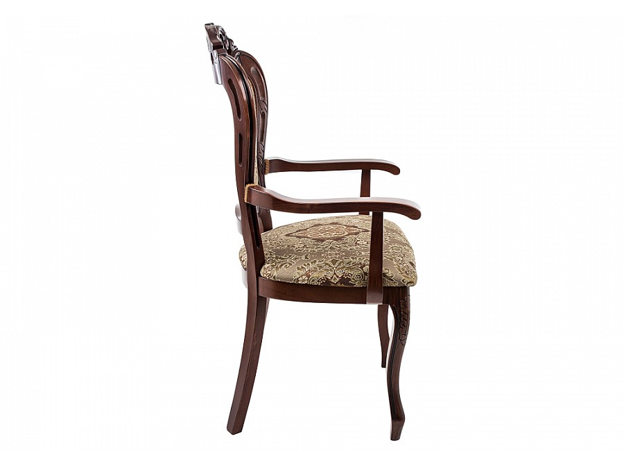 Стул деревянный Bronte вишня / патина