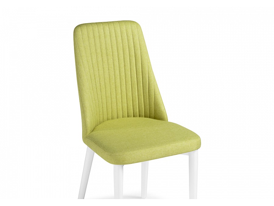 Стул на металлокаркасе Фена R зеленый / белый