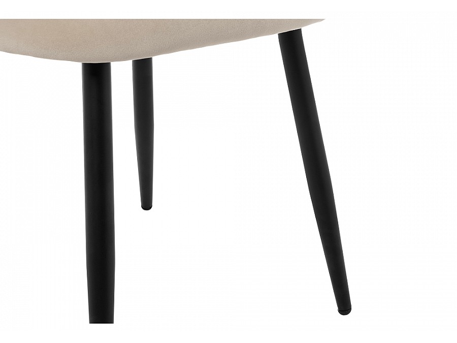 Стул на металлокаркасе Gabi 1 beige / black