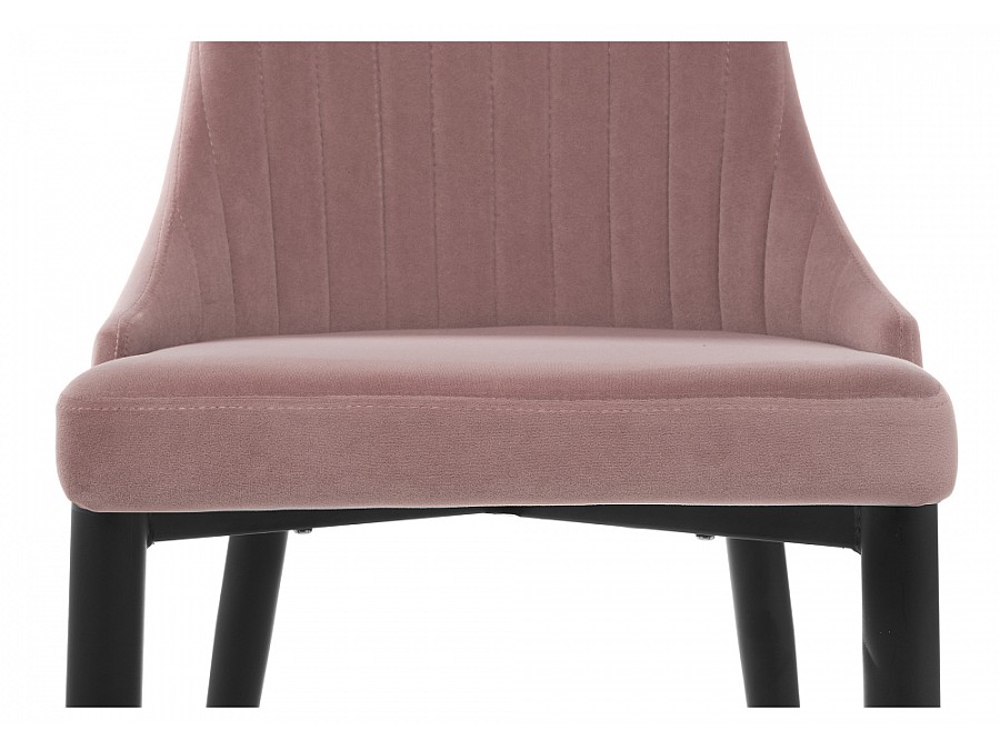 Стул на металлокаркасе Kora light purple / black