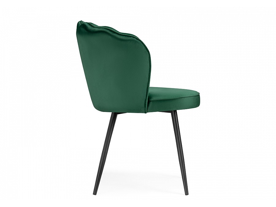 Стул на металлокаркасе Coral green / black