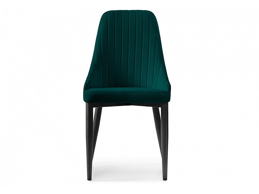 Стул на металлокаркасе Kora green / black