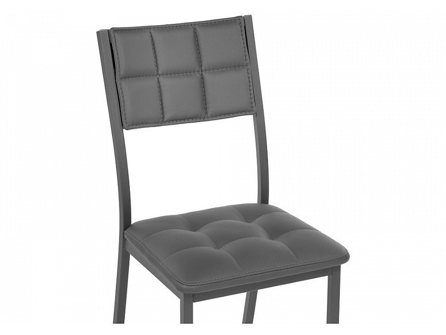 Стул на металлокаркасе Бекал темно-серый / графит