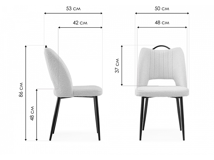 Стул на металлокаркасе Barton oliva / black