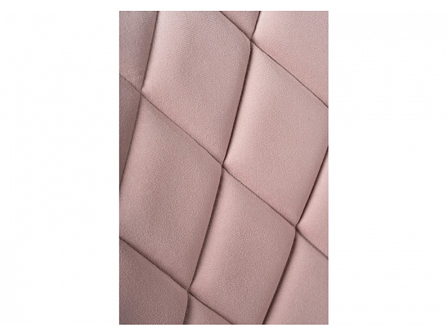 Стул на металлокаркасе Баодин без канта розовый / белый