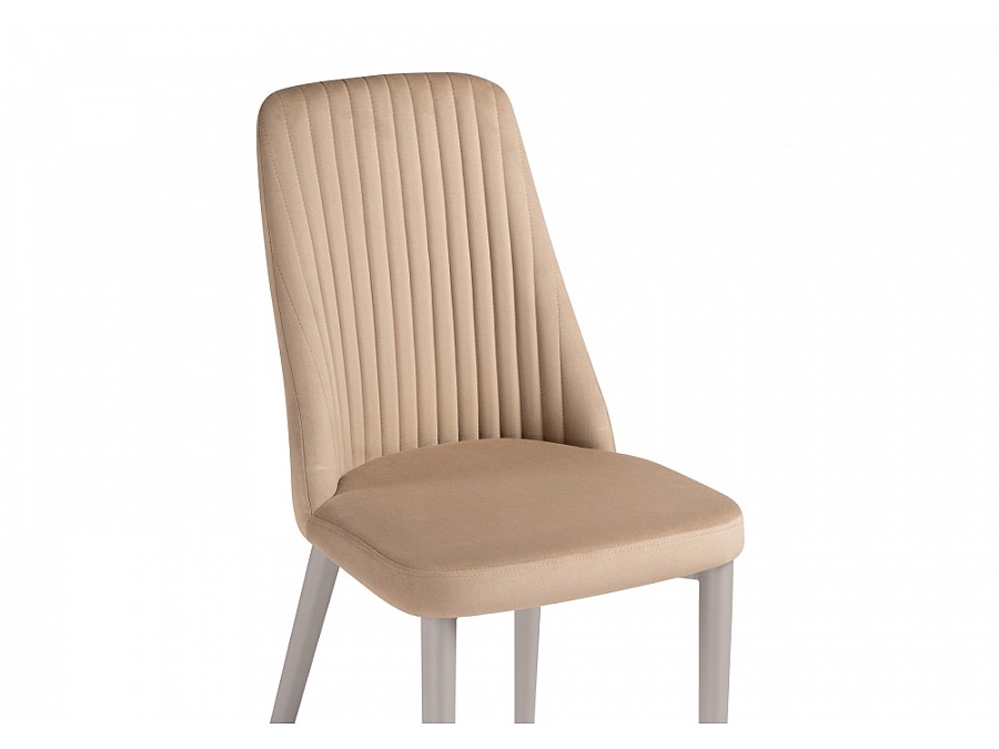 Стул на металлокаркасе Фена R латте / капучино