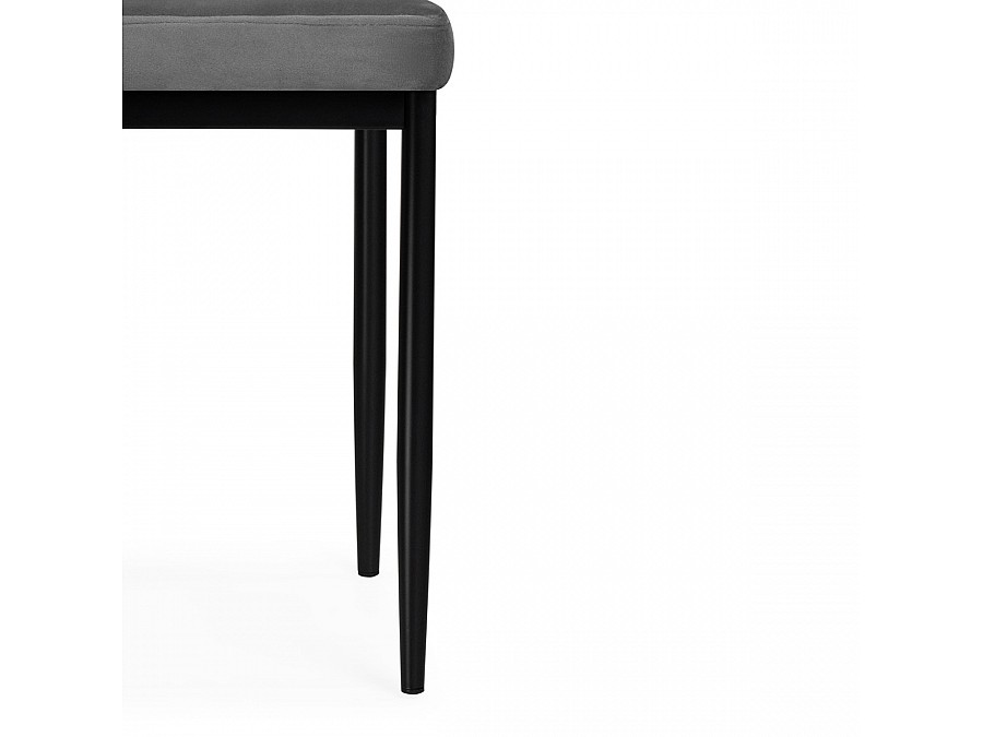 Стул на металлокаркасе Rek dark gray / black