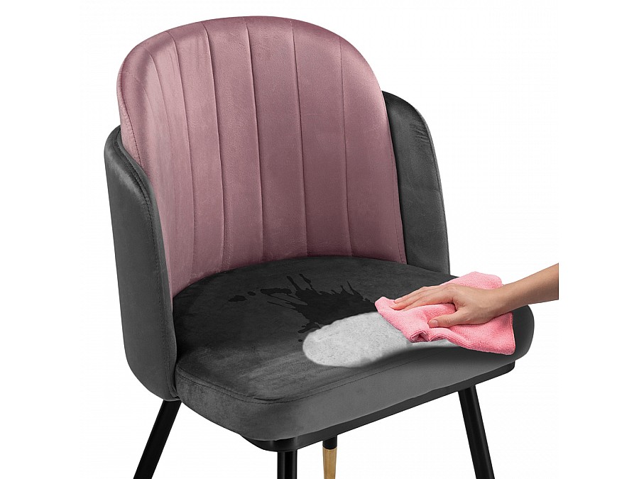 Penelopa dark gray / PINK /  black / gold