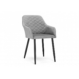 Стул на металлокаркасе Стив темно-серый / черный