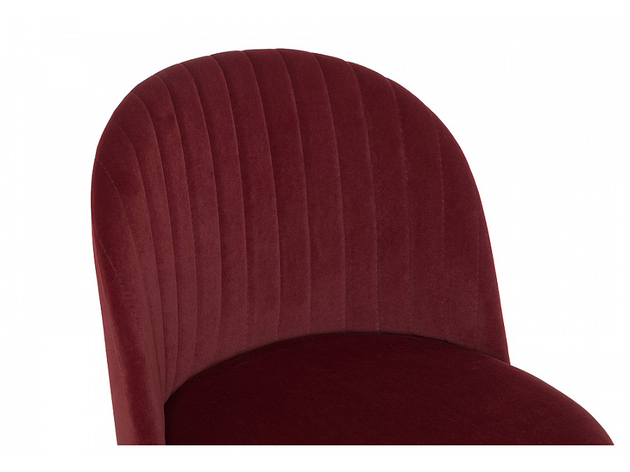 Стул на металлокаркасе Gabi бордовый