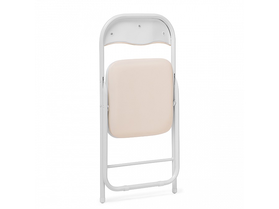 Стул на металлокаркасе Fold 1 складной beige / white