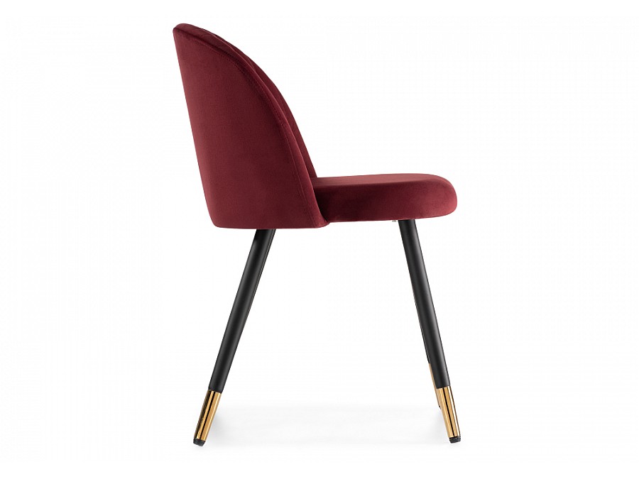 Стул на металлокаркасе Gabi wine red / black