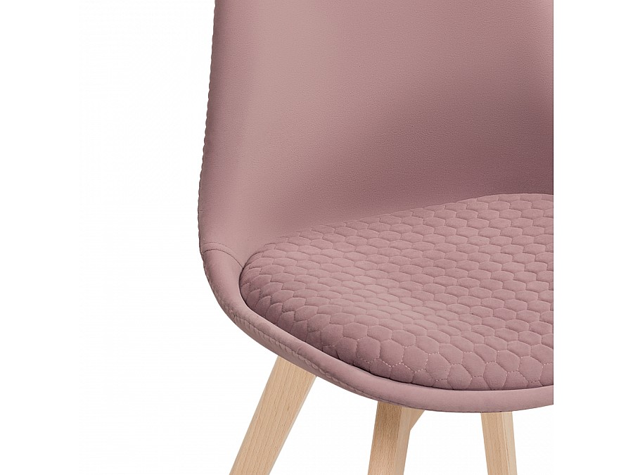 Стул деревянный Bonuss light purple / wood