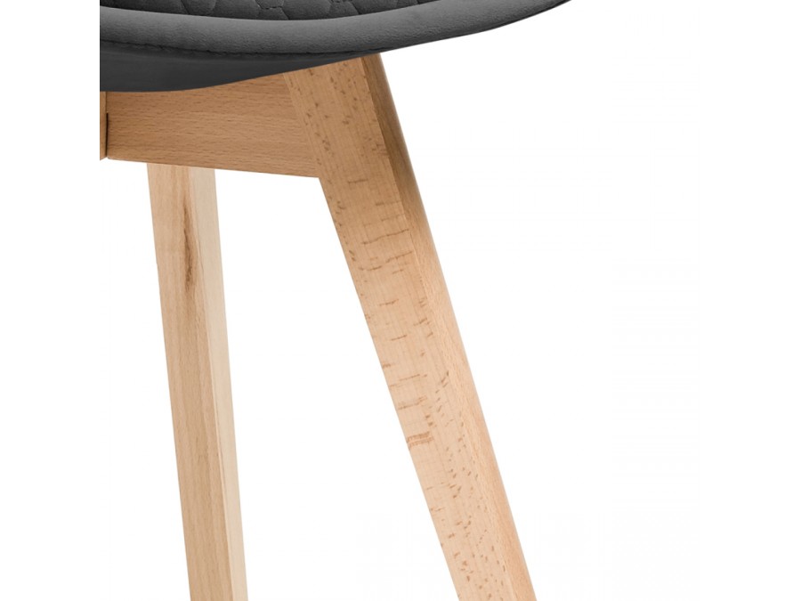 Стул деревянный Bonuss dark gray / wood